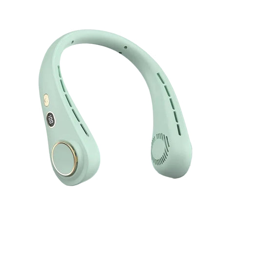 Ventilateur de cou sans pales rechargeable — Mains libres, silencieux, autonomie 8h