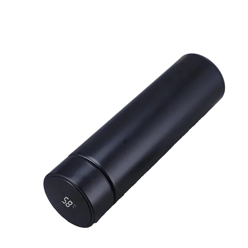 Gourde isotherme intelligente 500ml — Affichage température LED, froid 24h, chaud 12h